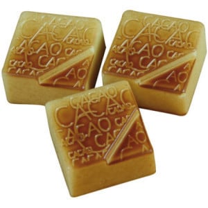 Plaque Praline Carrée Cacao en Chocolat - 24 Empreintes