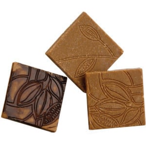 Plaque Napolitain Texture de Cacao en Chocolat - 18 Empreintes