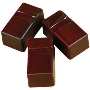 Plaque Praline Rectangulaire Structure en Chocolat - 24 Empreintes