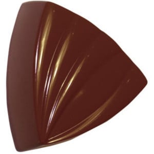 Plaque Triangle Rayé en Chocolat - 28 Empreintes