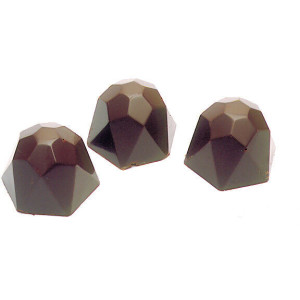 Plaque Diamant à Facettes en Chocolat - 40 Empreintes