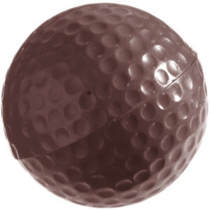 Plaque Balle de Golf en Chocolat - 18 Empreintes - ⌀ 40 mm