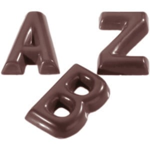 Plaque Alphabet en Chocolat - 26 Empreintes