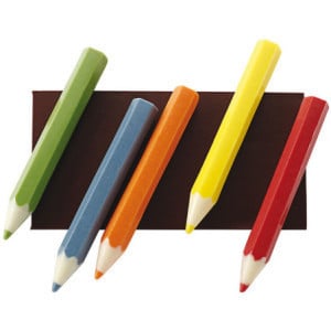 Plaque Demi-Crayon en Chocolat - 10 Empreintes