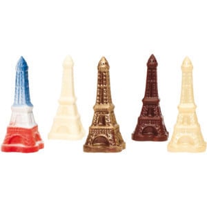 Plaque Tour Eiffel en Chocolat - 14 Empreintes