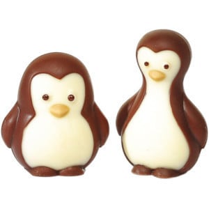 Plaque Pingouin en Chocolat - 4 Empreintes