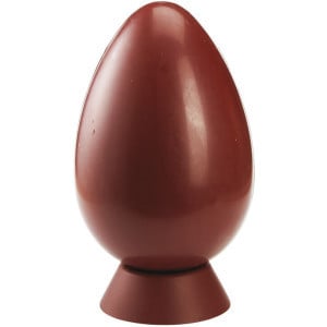 Plaque Demi-Coquille Lisse en Chocolat - 1 Empreinte