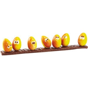 Plaque Oeuf Smiley en Chocolat - 8 Modèles - 24 Empreintes