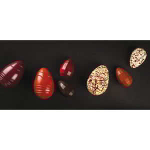 Plaque Oeuf Diamant en Chocolat - 4 Empreintes