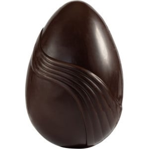 Plaque Oeuf Drapé en Chocolat - 2 Empreintes