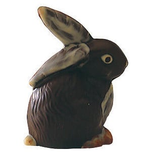 Plaque Lapin en Chocolat - 2 Empreintes