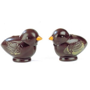 Plaque Poussin en Chocolat - 4 Empreintes