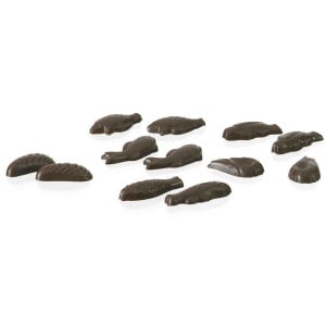 Plaque Friture Poissons en Chocolat - 30 Empreintes