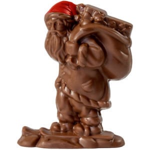 Plaque Père Noël Baluchon en Chocolat - 2 Empreintes