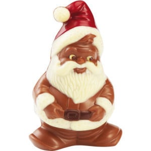 Plaque Père Noël Lutin en Chocolat - 2 Empreintes - L 120 mm