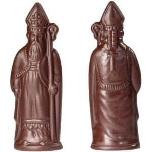 Plaque Saint-Nicolas en Chocolat - 2 Empreintes - L 210 mm