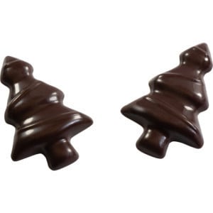 Plaque Mini-Sapin en Chocolat - 12 Empreintes