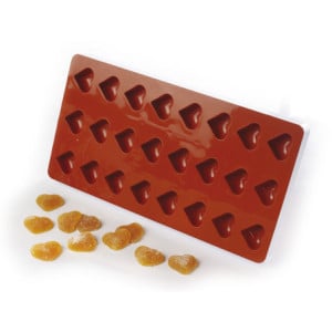 Moule à Confiserie - Coeur - 24 Empreintes