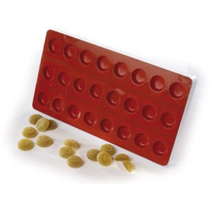 Moule à Confiserie - Palet Rond - 24 Empreintes