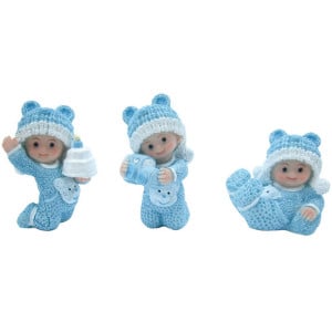 Sujet de Décors - Bébé Facétieux  Bleu