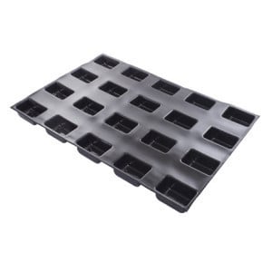 Moule à Cake Arrondi - 20 Empreintes - 80 x 50 mm