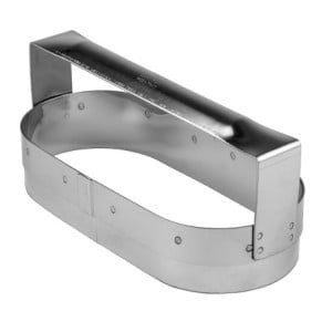 Découpoir à Tartelette Oblong - 155 x 65 mm