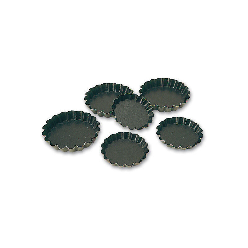 Moule Tartelette Ronde Cannel e 90 Mm Lot De 12 Matfer 