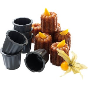 Moule à Cannelé Exoglass - ⌀ 55 mm - Lot de 6