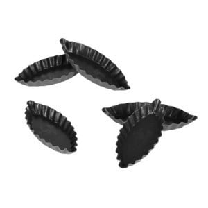 Moule à Barquette Cannelée - 85 x 35 mm - Lot de 25