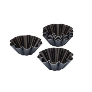 Moule à Brioche 10 Côtes - ⌀ 90 mm - Lot de 12