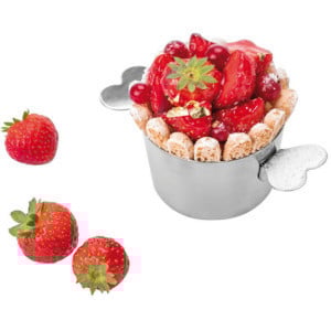 Moule à Charlotte Sans Couvercle Inox - ⌀ 140 mm - 100 cl