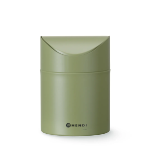 Poubelle de Table avec Couvercle Basculant - Vert
