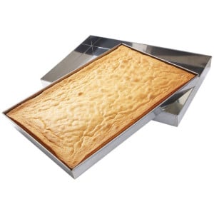 Moule à Génoise Inox - 600 x 400 mm