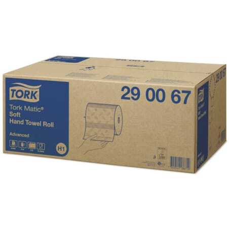 Rouleau Essuie-Mains Doux Advanced Blanc - Tork Matic® - Lot de 6 Tork - 1