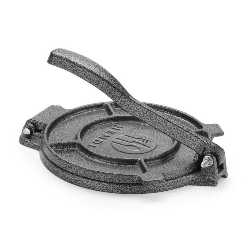 Presse à Tortillas Manuelle En Fonte - ø20 Cm, 3 Kg, Pour Tacos, Arepas, Empanadas (pieds Antidérapants)