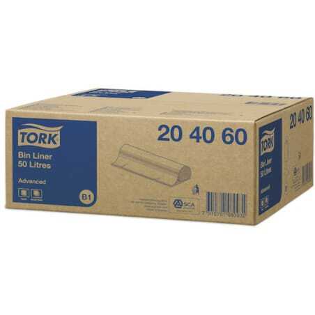 Sacs Poubelle 50L - 10 Lots de 25 Tork - 1