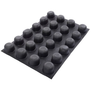 Moule à Cylindre Dessus Arrondi - 24 Empreintes - ⌀ 65 mm