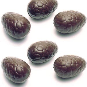 Plaque Demi-Oeuf Craquelé en Chocolat - 27 Empreintes