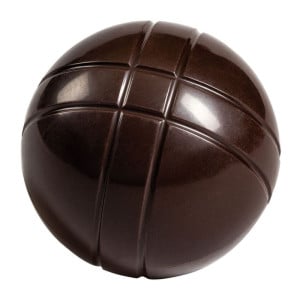 Plaque Boule de Pétanque en Chocolat - 8 Empreintes