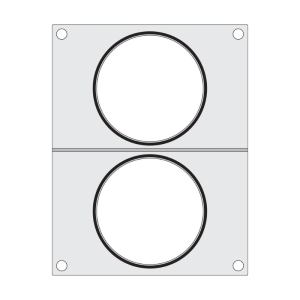 Matrice de Scellage pour Scelleuse Manuelle - 2 Compartiments