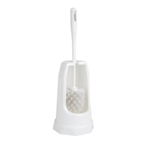 Brosse Ronde et Support WC - Blanc