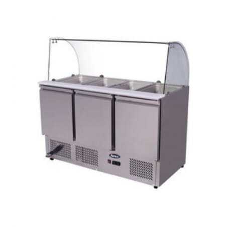 Saladette Réfrigérée 3 Portes - Prof 700 mm FourniResto - 1 Saladette Réfrigérée 3 Portes - Prof 700 mm FourniResto - 1