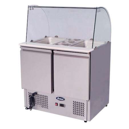Saladette Réfrigérée 2 Portes GN 1/1 FourniResto - 1 Saladette Réfrigérée 2 Portes GN 1/1 FourniResto - 1