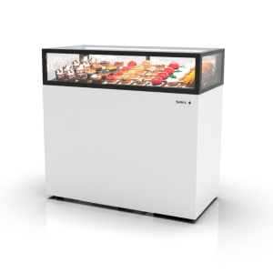Vitrine Froide Horizontale - Integra Base 120 - Ouverture Arrière - H 1150 mm