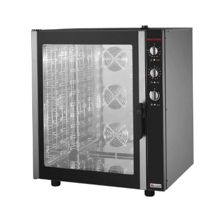 Four à Convection avec Vapeur GN 1/1 - 10 Niveaux Inoxtrend - 1 Four à Convection avec Vapeur GN 1/1 - 10 Niveaux Inoxtrend - 1