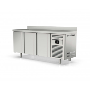 Meuble Plonge 1 Bac avec Dosseret et 3 Portes - 2020 x 600 mm