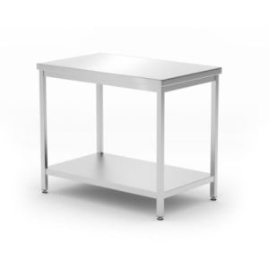 Table Centrale Profi Line avec Étagère - L 1000 x P 600 mm