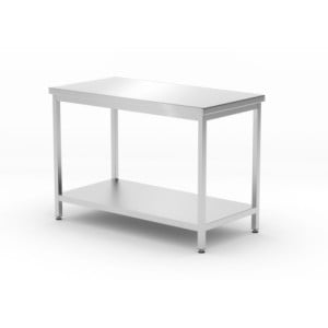 Table Centrale Profi Line avec Étagère - L 1200 x P 600 mm