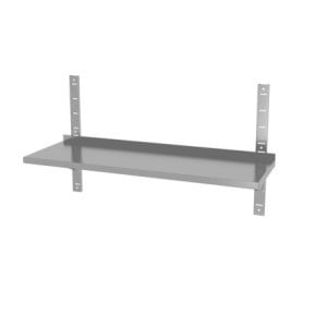 Étagère Murale Réglable avec 2 Supports - L 1400 x 300 mm