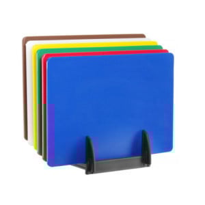 Planches à Découper HACCP - Set de 6 avec Rack